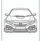 Honda Car Coloring Page | Free PDF Printables