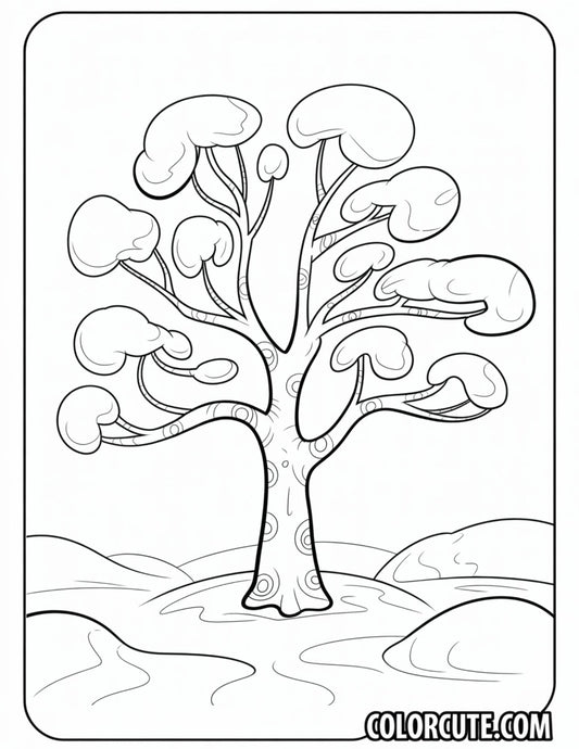 Magic Tree Coloring Pages - Free PDF Printables