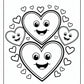 Valentine Hearts Coloring Pages | Free PDF Printables