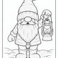 Winter Gnome Coloring Pages | Free PDF Printables
