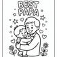Fun Best Dad Ever Coloring Pages | Free PDF Printables