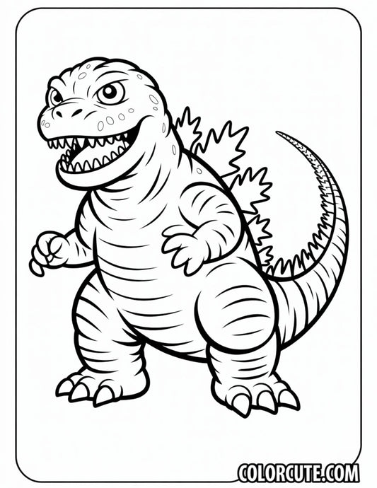 2000 Godzilla Coloring Pages | Free PDF Printables