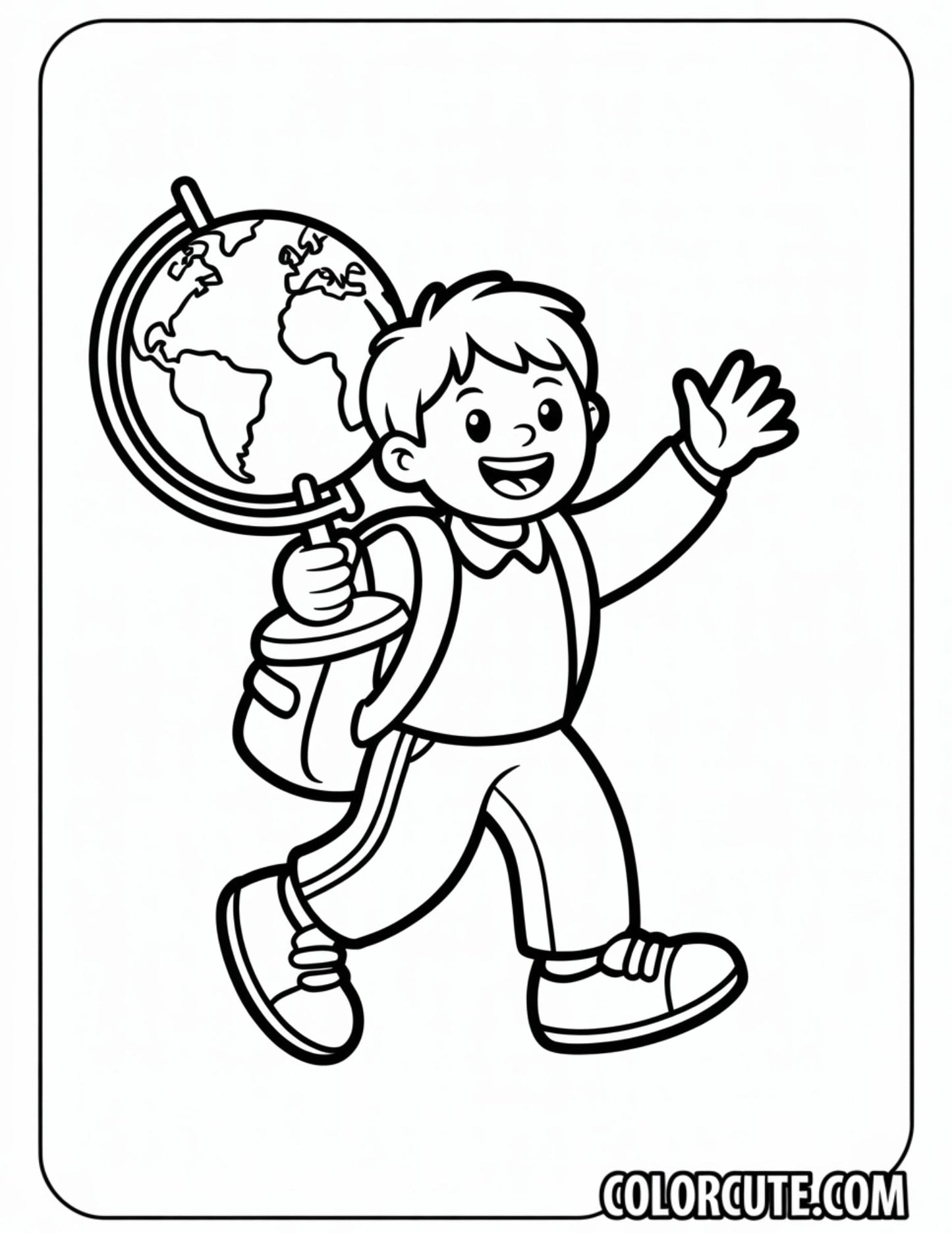 3rd Grade Back to School Coloring Pages | Free PDF Printables