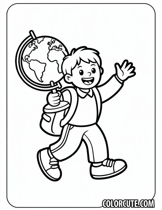 3rd Grade Back to School Coloring Pages | Free PDF Printables