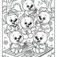 Bear Cozy Friends Coloring Pages | Free PDF Printables