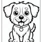 Dog Bold and Easy Coloring Pages | Free PDF Printables