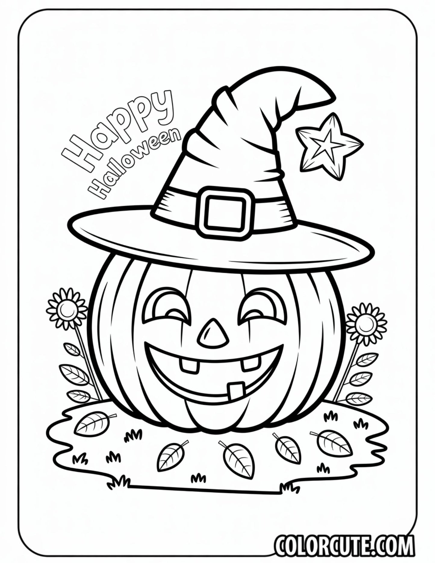 Halloween Pumpkin Coloring Pages | Free PDF Printables