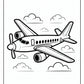 Realistic Airplane Coloring Pages | Free PDF Printables