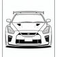 Toyota Car Coloring Page | Free PDF Printables