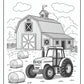 Fall Farm Coloring Pages | Free PDF Printables