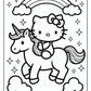 Hello Kitty Unicorn Coloring Page | Free PDF Printables