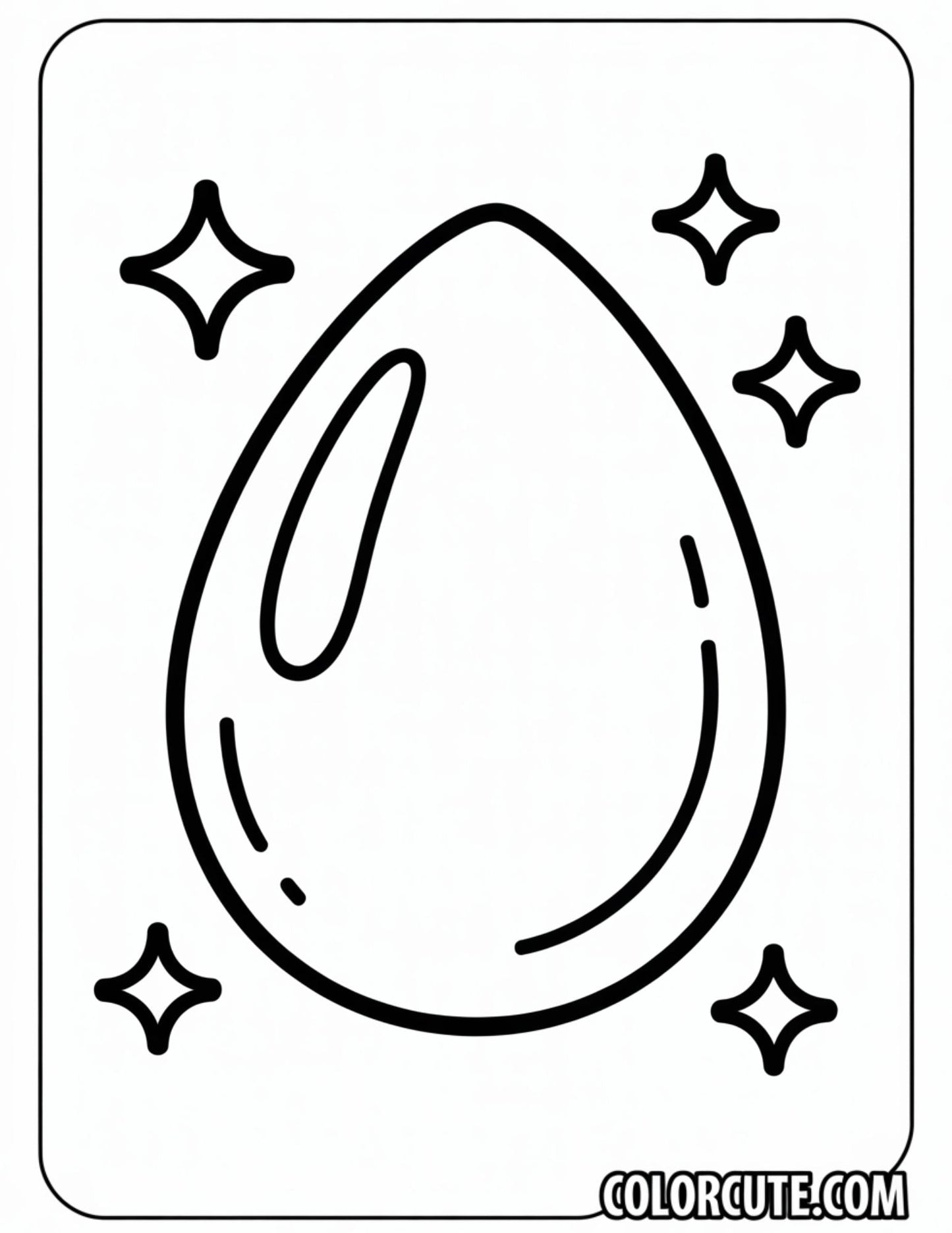 Makeup Sponge Coloring Page | Free PDF Printables