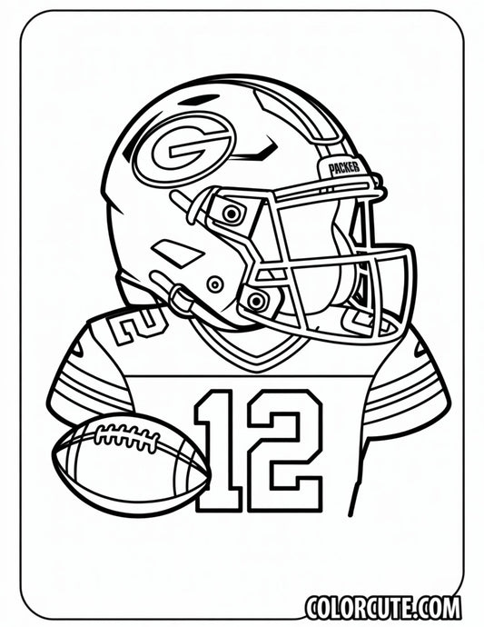 NFL Green Bay Packers Coloring Pages | Free PDF Printables