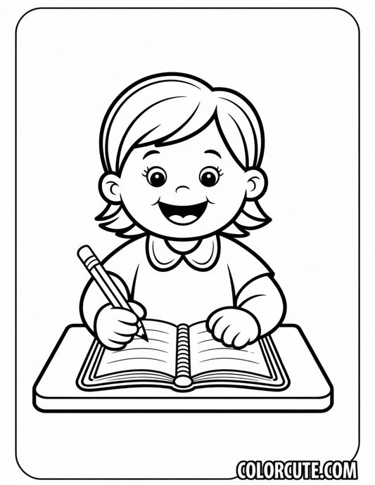 4th Grade Back to School Coloring Pages | Free PDF Printables