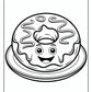 Chocolate Donut Coloring Pages Free Printable