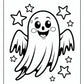 Flying Ghost Coloring Pages | Free PDF Printables