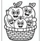 Fruit Preschool Coloring Pages | Free PDF Printables