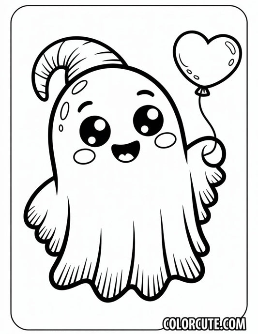 Kawaii Spooky Coloring Pages | Free PDF Printables