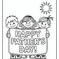 Preschool Fathers Day Coloring Pages | Free PDF Printables