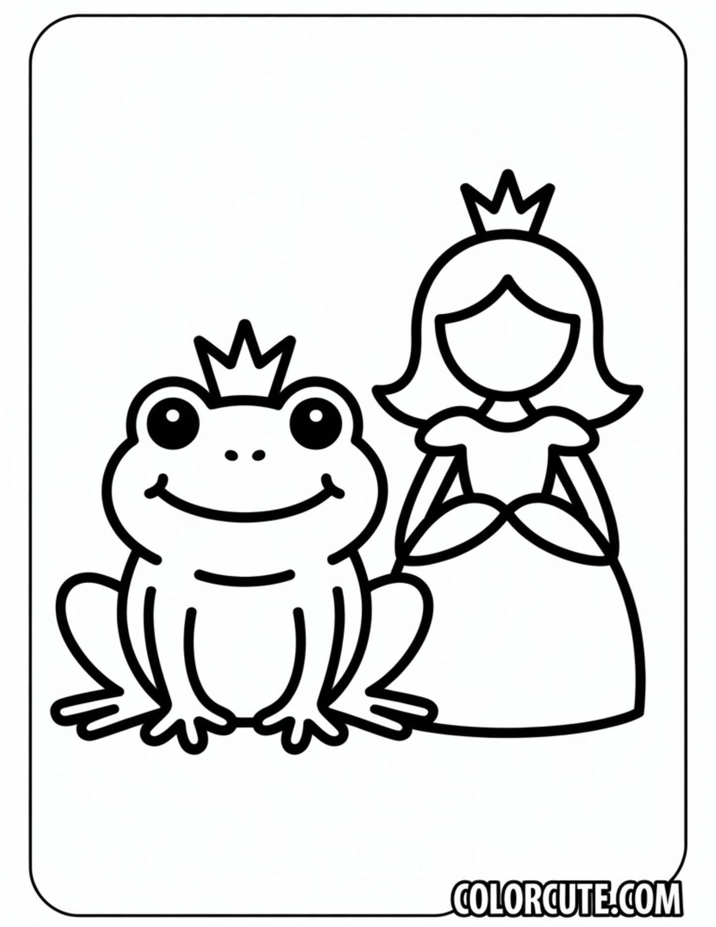 Princess and the Frog Coloring Pages | Free PDF Printables