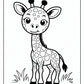 Tall Giraffe Coloring Pages | Free PDF Printables