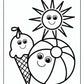 Wonderful Summer Kawaii Coloring Pages | Free PDF Printables