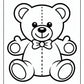 Bear Preschool Coloring Page | Free PDF Printables