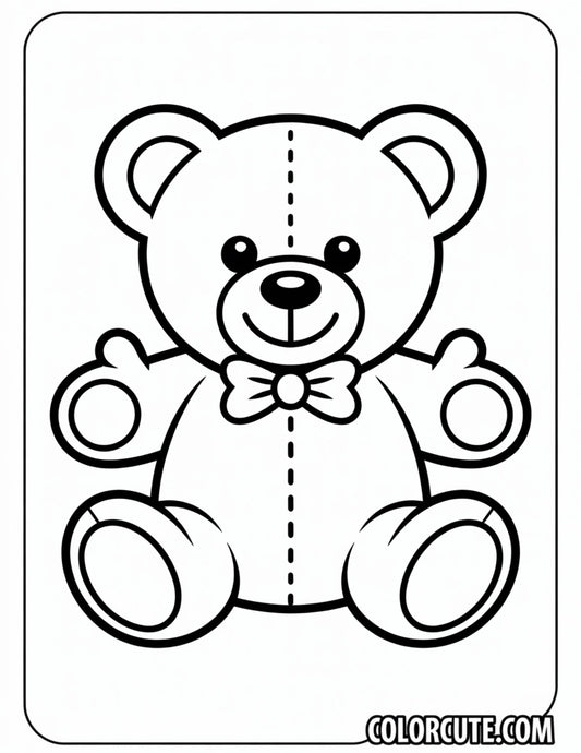 Bear Preschool Coloring Page | Free PDF Printables