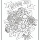 Fall Flowers Coloring Pages | Free PDF Printables
