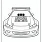 Fast Furious Car Coloring Pages | Free PDF Printables