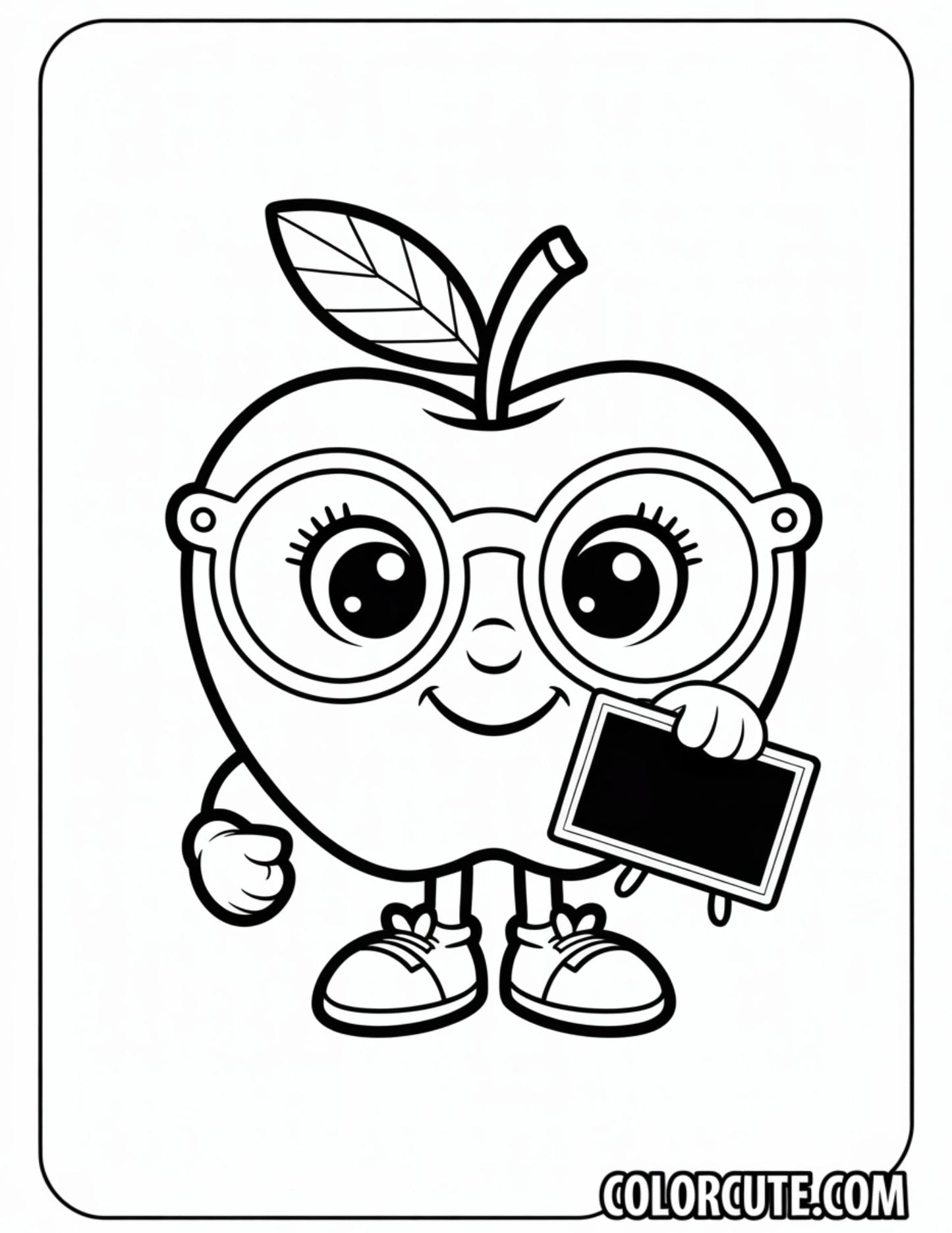 Apple Back to School Coloring Pages | Free PDF Printables