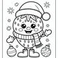 Christmas Strawberry Coloring Pages – Free PDF Printables