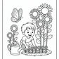 Garden Preschool Coloring Pages | Free PDF Printables