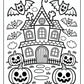 Haunted House Coloring Pages | Free PDF Printables