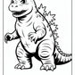 Mechagodzilla Godzilla Coloring Pages | Free PDF Printables