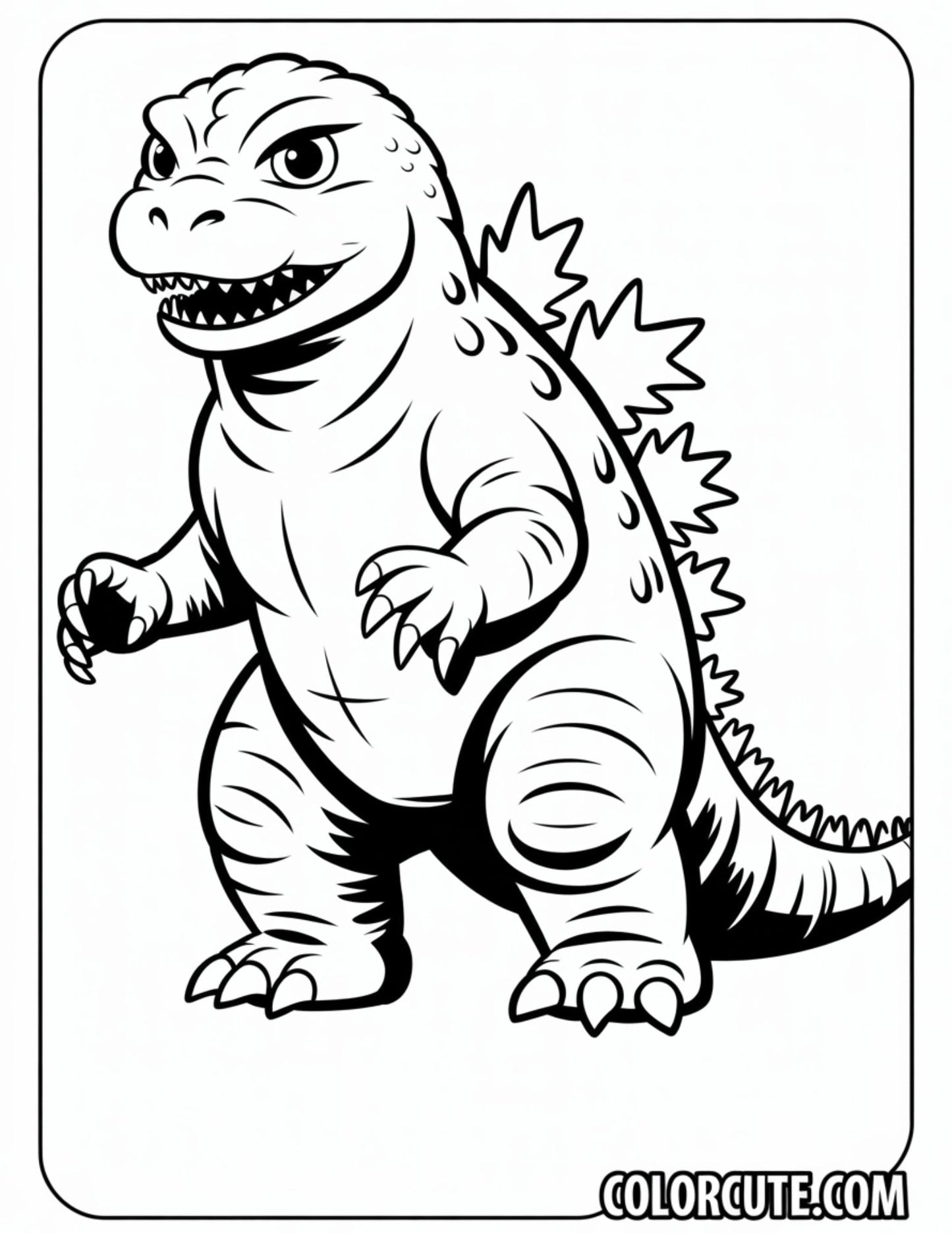 Mechagodzilla Godzilla Coloring Pages | Free PDF Printables