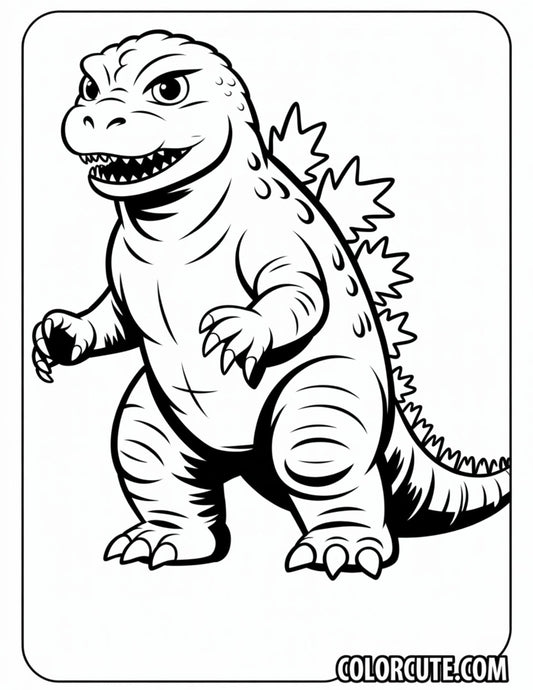 Mechagodzilla Godzilla Coloring Pages | Free PDF Printables