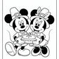 Cute Minnie Thanksgiving Coloring Pages | Free PDF Printables