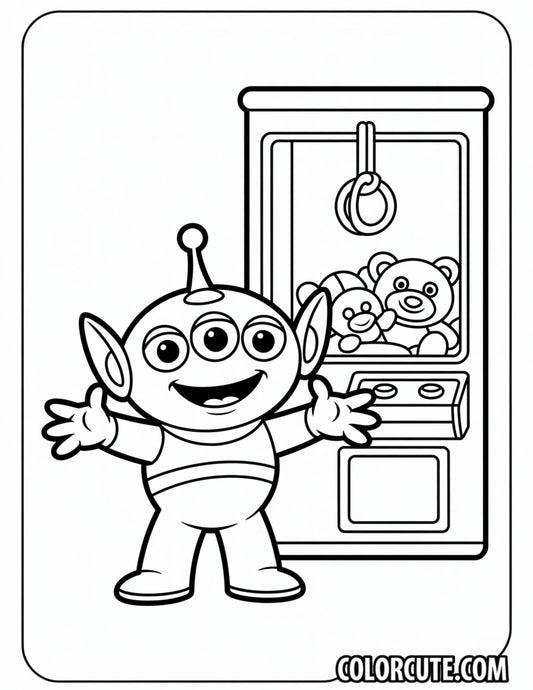 Toy Story Alien Coloring Pages Free PDF Printables