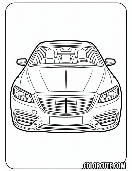Adult Car Coloring Pages | Free PDF Printables