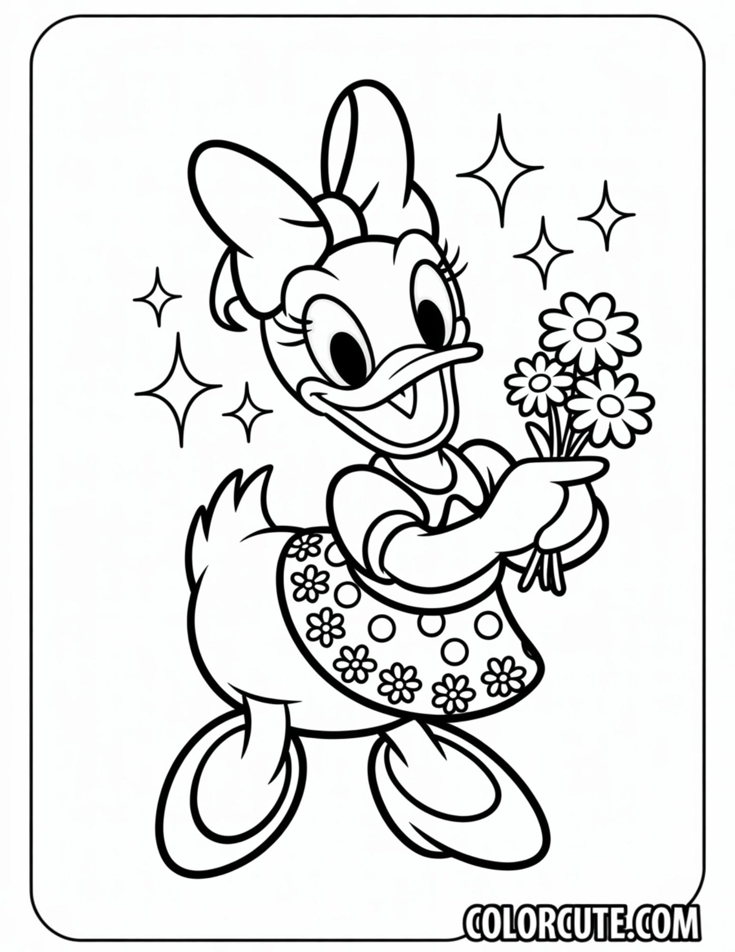 Daffy Duck Coloring Page | Free PDF Printables