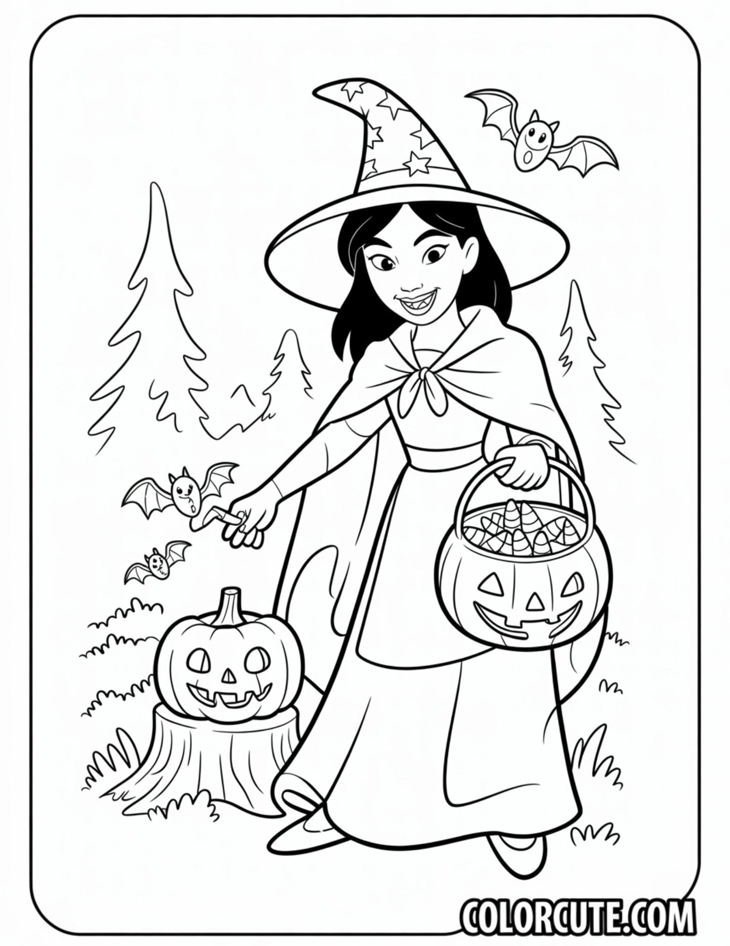 Halloween Mulan Coloring Pages | Free PDF Printables