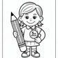 5th Grade Back to School Coloring Pages | Free PDF Printables