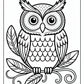 Detailed Owl Coloring Pages | Free PDF Printables
