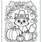 Fall Thanksgiving Coloring Pages | Free PDF Printables