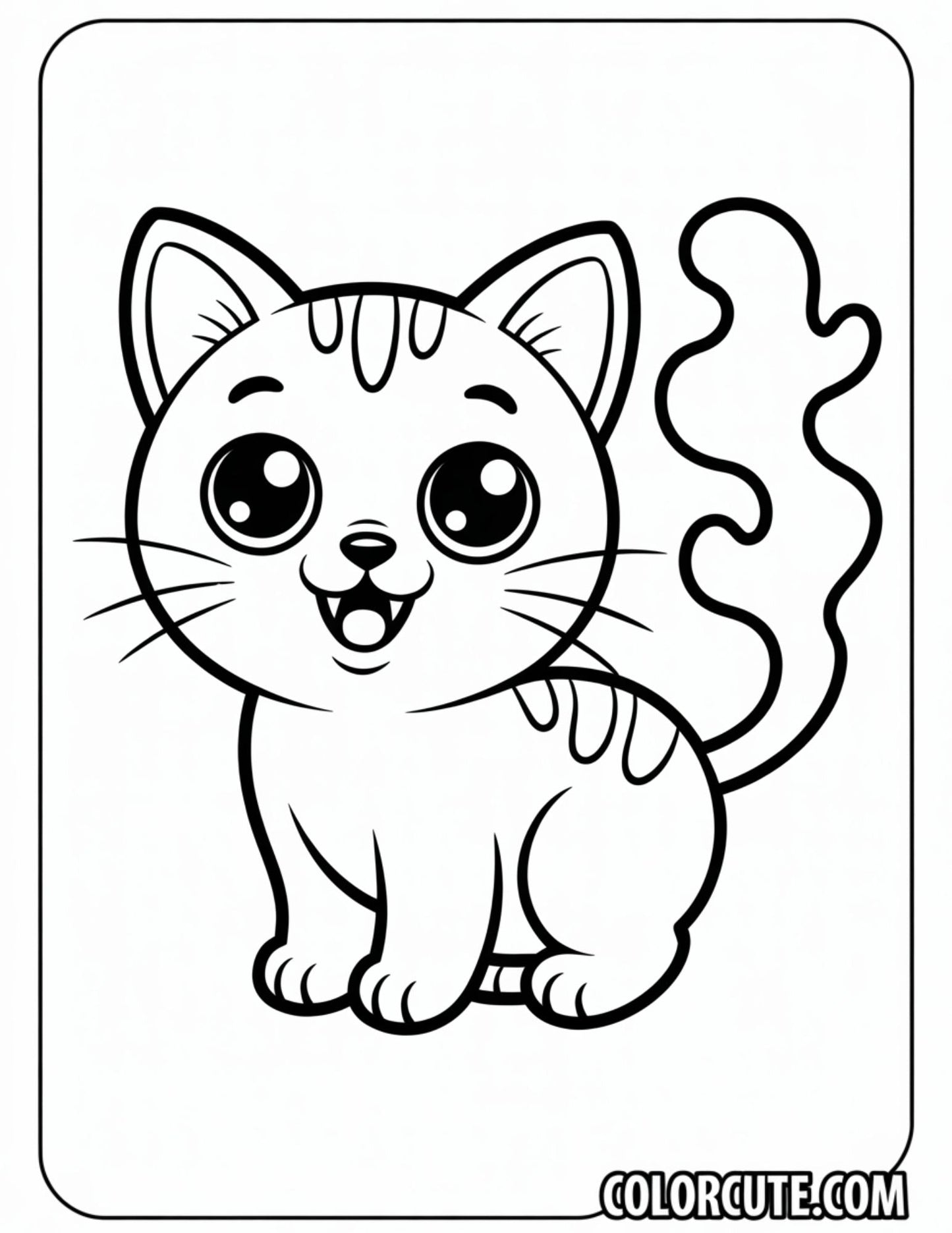 Ghost Cat Coloring Pages | Free PDF Printables