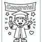 Graduation Preschool Coloring Pages | Free PDF Printables