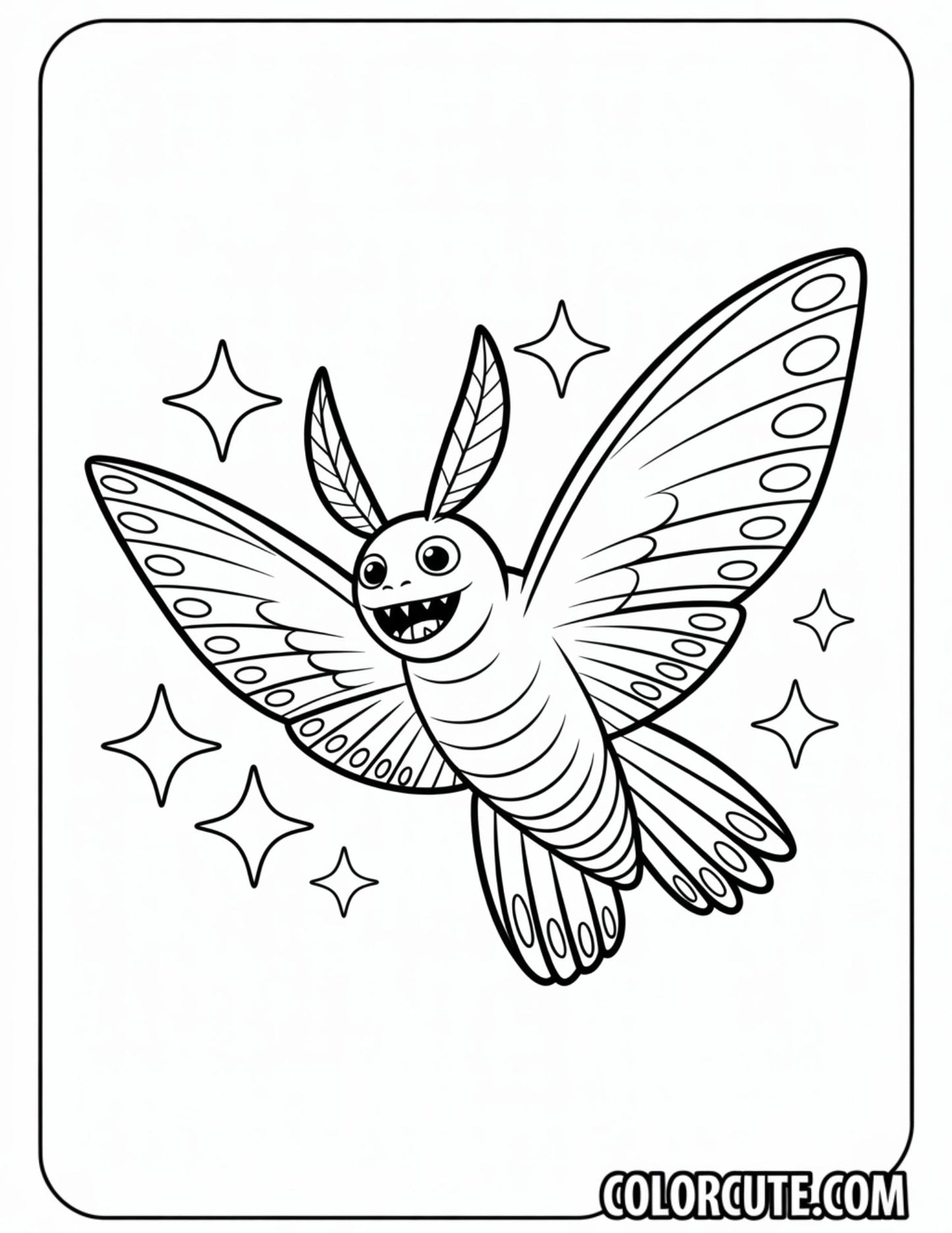 Mothra Godzilla Coloring Pages | Free PDF Printables