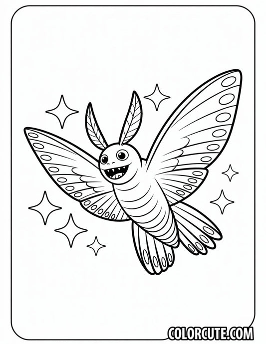 Mothra Godzilla Coloring Pages | Free PDF Printables