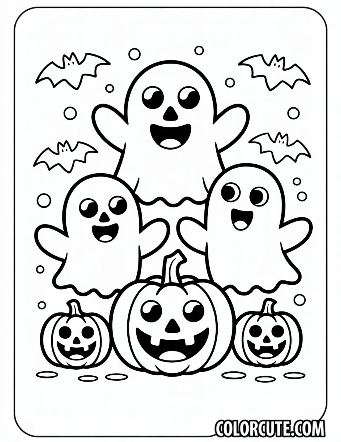 Spooky Halloween Coloring Pages | Free PDF Printables